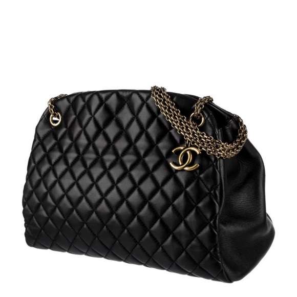 CHANEL
Black Quilted Lambskin Leather Large Just Mademoiselle Bowling Bag - Picture 7 of 11